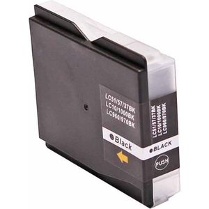 ABC huismerk inkt cartridge geschikt voor Brother LC-970BK LC-1000BK zwart voor Brother DCP130C DCP330C DCP330CN DCP330 Series DCP350C DCP350CJ DCP350 DCP353C DCP357C DCP520 DCP525C DCP525CJ DCP530CJ