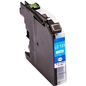 ABC huismerk inkt cartridge geschikt voor Brother LC-121C LC-123C cyan voor Brother DCP-J132W DCP-J150 DCP-J152W DCP-J152WR DCP-J172W DCP-J4110DW DCP-J4110W DCP-J552DW DCP-J752DW MFC-J245