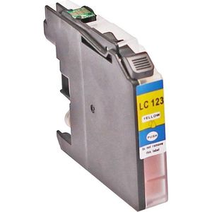 ABC huismerk inkt cartridge geschikt voor Brother LC-121Y LC-123Y LC-121 LC-123 geel voor DCP-J132W DCP-J150 DCP-J152W DCP-J152WR DCP-J172W DCP-J4110DW DCP-J4110W DCP-J552DW DCP-J752DW MFC-J245 MFC-J285