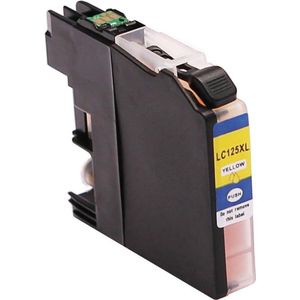 ABC huismerk inkt cartridge geschikt voor Brother LC-125XLY LC-125XL geel voor DCP-J4110DW DCP-J4110W MFC-J4310DW MFC-J4410DW MFC-J4510DW MFC-J4610DW MFC-J4710DW MFC-J6520DW MFC-J6720DW MFC-J6920DW