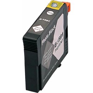 ABC huismerk inkt cartridge geschikt voor Epson T1591 foto zwart voor Epson Stylus Photo R2000