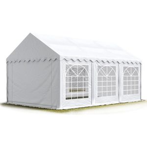 Toolport Partytent 4x6 m, PVC 700, wit