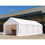 Opslagtent 3x4 m beschutting met PVC zeil 700 N waterdicht wit