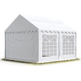 Toolport Partytent 3x4 m, PVC 700, wit