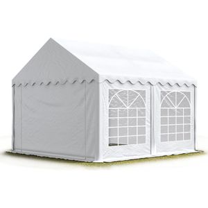 Partytent 3x4m PVC 700 wit waterdicht Feesttent