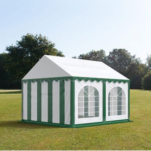 TOOLPORT Partytent 3x4 m, PVC 750, met Grondframe,