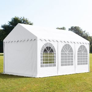 TOOLPORT Partytent 4x6 m, PVC 800, met Grondframe,