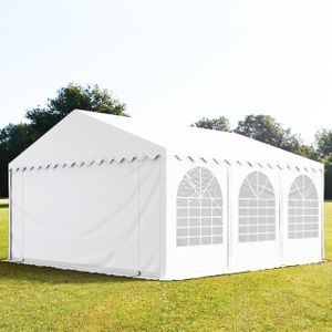 TOOLPORT Partytent 6x6 m, PVC 800, met Grondframe,
