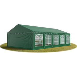 Toolport Partytent 5x10 m, PVC 700, donkergroen