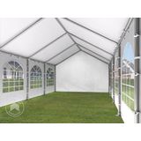 Hoogwaardige Partytent 4x8 m van PE 450 N zeil tuintent feesttent waterdicht in Wit