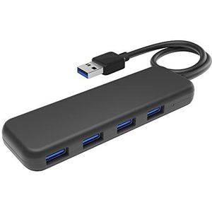 KabelDirekt - 4-poort USB 3.0 hub - (Ultraslim, Plug & Play) - TOP Series
