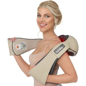 Donnerberg - Nekmassageapparaat - Shiatsu - Met Warmte en Vibratie - 4D Knedende Massager voor Spierpijnverlichting