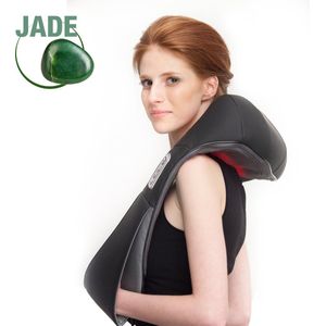 DonnerbergÂ® Nek Massageapparaat Shiatsu Massage met Warmte en Jade Nek Schouders Bloedcirculatie Apparaat Ontspanning