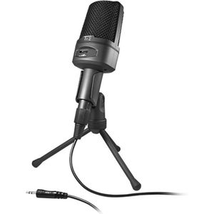 Tie Studio Broadcast Mic PC-microfoon Statief Zendmethode:Kabelgebonden Incl. kabel, Incl. standaard XLR Kabelgebonden