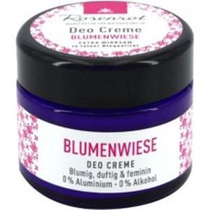 Rosenrot - Solid Deo Crème - Flower Meadow - Veganistisch - 100% Natuurlijk