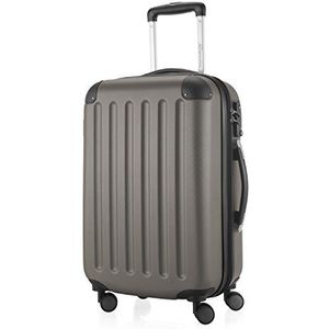 HAUPTSTADTKOFFER - SPREE - Koffer handbagage hard case trolley uitbreidbaar, TSA, 4 wielen, 55 cm, 42 liter, Grafietgrijs