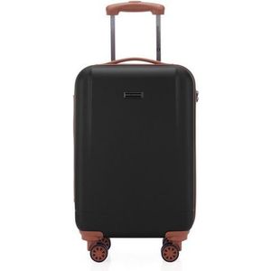 Hoofdkoffer - badkuip - koffer handbagage harde schaal koffer trolley rolkoffer reiskoffer, zwart (zwart) - 82771004