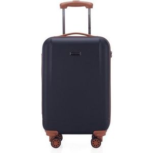 Hoofdkoffer - badkuip - koffer handbagage harde schaal koffer trolley rolkoffer reiskoffer, donkerblauw (blauw) - 82771007