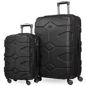 HAUPTSTADTKOFFER X-Kölln - handbagage harde schaal, zwart, Set, kofferset