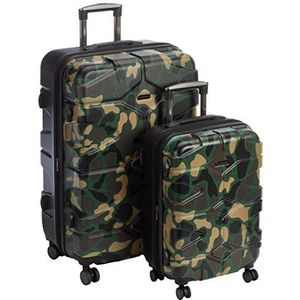 HAUPTSTADTKOFFER X-Kölln - handbagage harde schaal, camouflage, Set, kofferset