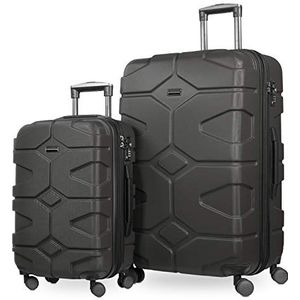 Hauptstadtkoffer X-Kölln - handbagage, harde schaal, grafietgrijs, set, koffer