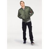 Alpha Industries MA-1 VF 59 lang bomberjack voor heren Sage-Green