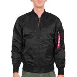 Alpha Industries - MA-1 VF 59 Long - Bomber Jas - Groen - 100% Nylon Buitenkant en Voering