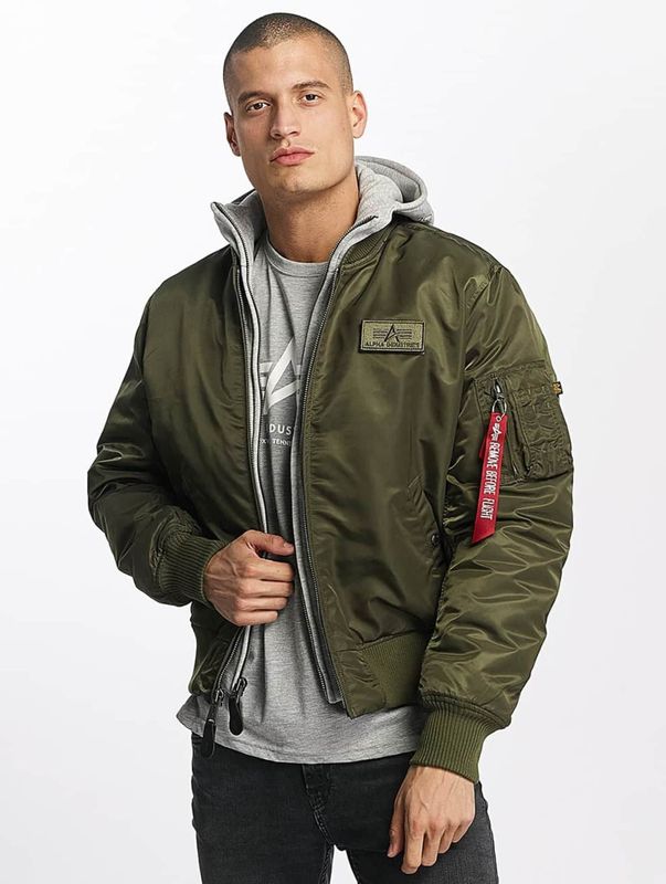 Alpha Industries MA-1 D-Tec bomberjack voor heren Dark Green