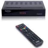 XORO HRT 8770 TWIN DVB-T2 FullHD-ontvanger, geïntegreerd freenet tv-decoderingssysteem, TWIN-tuner (twee ontvangende delen), PVR Ready, Timeshift, mediaspeler