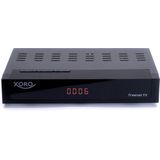 Xoro HRT 8770 Tweeling (DVB-T/T - DVB-C - TV-ontvange - Zwart