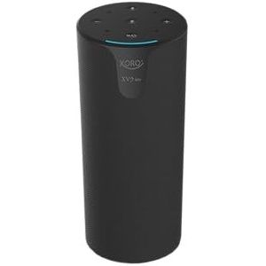 Xoro XVS 100 Wi-Fi + Bluetooth luidspreker met Alexa Assistant, muziekstreaming, 2 x 10 W, WLAN, BT 4.0, Line-IN, ingebouwde 2200 mAh batterij, zwart