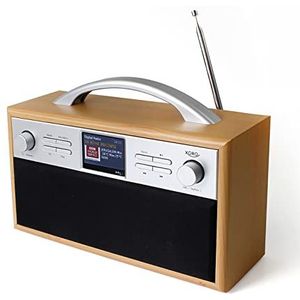Xoro - DAB 250IR - Internet Radio - DAB+ - FM - Bluetooth - Licht Houtdesign