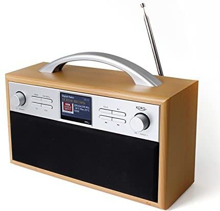 Xoro - DAB 250IR - Internet Radio - DAB+ - FM - Bluetooth - Licht Houtdesign