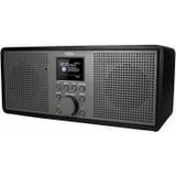 XORO DAB 700 IR - Wi-Fi internetradio met FM en DAB+, Spotify Connect, Bluetooth, USB-mediaspeler, 2 x 10 W stereo luidspreker, wekfunctie, kleurendisplay