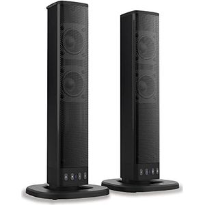 Xoro HSB 55 converteerbare soundbar (2-in-1 systeem, TWS, Bluetooth 5.0, 4000mAh batterij, 20 Watt RMS) zwart