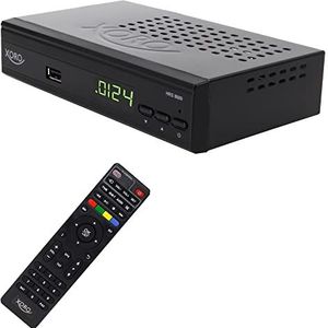 Xoro HRS 8689, HD DVB-S2 ontvanger (DVB-S2, DVB-S), TV-ontvanger, Zwart