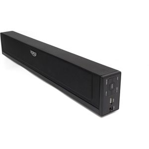 Xoro HSB 50 V2 - TV soundbar met 25 watt vermogen, bluetooth-luidspreker, USB mediaspeler, Line IN, optische en coaxiale audio-ingang, wandmontage mogelijk