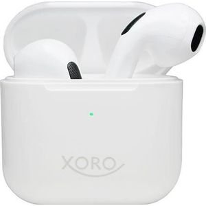 Xoro KHB 30 in-ear hoofdtelefoon inclusief oplaaddoosje (14 h, Draadloze), Koptelefoon, Wit