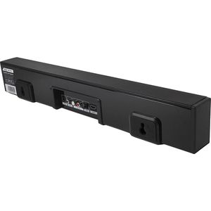 XORO HSB 50 ARC tv-soundbar, HDMI ARC-ondersteuning, bluetooth-luidspreker, USB-mediaspeler, optische en coaxiale audio-ingang, wandmontage mogelijk, zwart