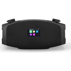 Xoro - DAB 800 - Outdoor Radio - Zwart - DAB+ & FM - Bluetooth - IP44