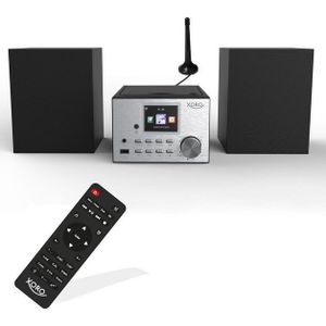 XORO HMT 500 Pro V2 - Multifunctioneel Microcompactsysteem - Zwart - Met Internetradio en DAB+