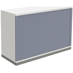 eurokraft pro P12 - Staande roldeurkast, 1 legbord, 2 ordnerhoogtes, h x b x d = 781 x 1200 x 442 mm