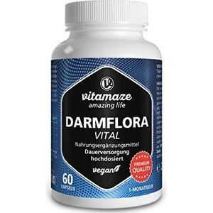 Intestinale Flora Supplement - Veganistische Capsules - 60 Stuks - Probiotica - 16,2 Miljard CFU per Dag