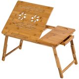 Bamboe Bedtafel - Tafeltje - Voor Op Bed - Ontbijttafel- Laptoptafel