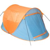 Pop-up Tent Waterkolom 1500 Mm/Cm² Blauw-oranje 401674