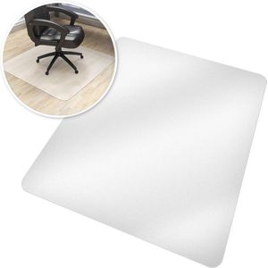 tectake Vloerbeschermende mat voor bureaustoelen - 90 x 120 cm - 401695 - wit Kunststof 401695