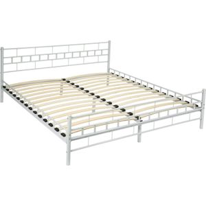 Bedframe Metalen Bed Frame met Lattenbodem 200*180 cm 401722