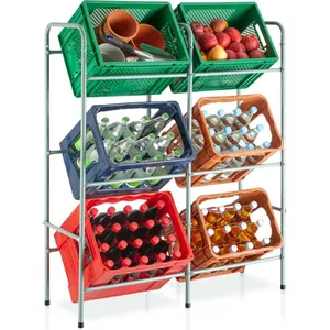 Krattenrek zwart 160x53x40 cm 35 kg kopen? Stellingkasten