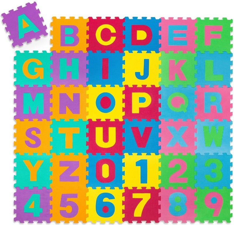 Puzzelmat - speelmat - 86 delige puzzelmat - art nr 401859