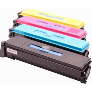 Set 4x ABC huismerk toner geschikt voor Kyocera TK-550 voor FS-C5200DN FSC5200DN FS C5200DN TK550 TK-550K TK-550C TK-550M TK-550Y